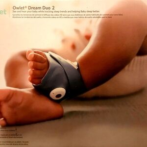 Owlet Dream Duo 2 Baby Monitor in Blue